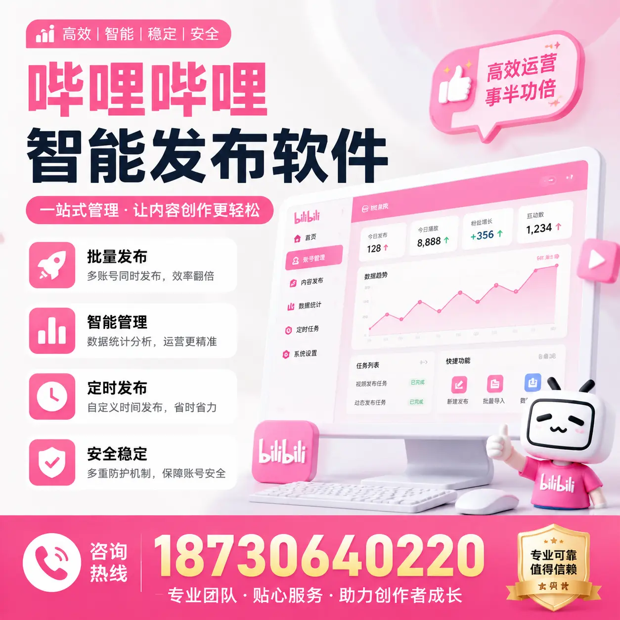 如何评估哔哩哔哩智能发布软件的ROI？克拉玛依 企业必读